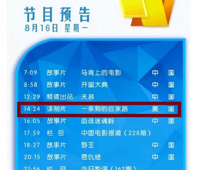 今天CCTV6节目表，探寻电影世界的精彩之旅