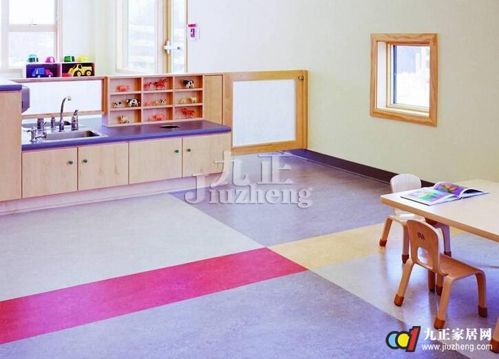 幼儿园塑胶地板效果图，美观、安全及多功能性的完美结合