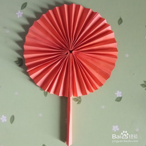 中班美术手工，制作扇子